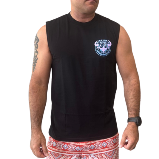 Old Man Strength Original Range Classic Tank Top - Legacy Black
