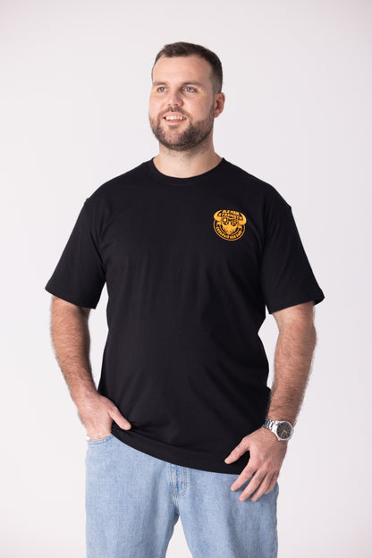 Old Man Strength Original Range  - Dominating Black T-Shirt