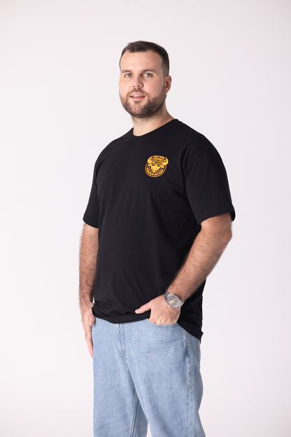 Old Man Strength Original Range  - Dominating Black T-Shirt