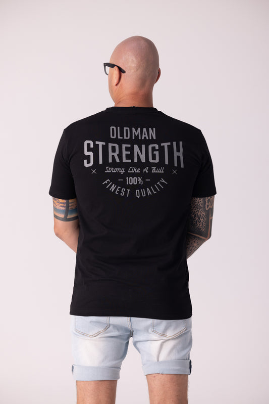Old Man Strength Original Range - Gunmetal T-Shirt