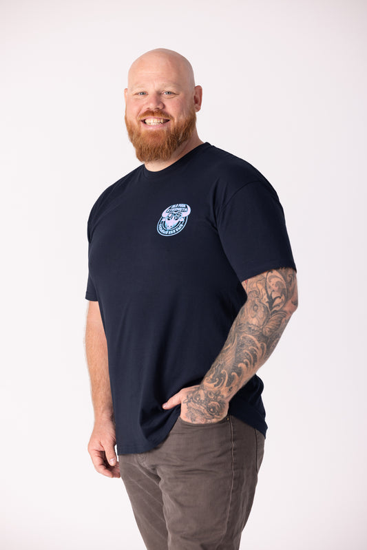 Old Man Strength Original Range  - Legacy Navy T-Shirt
