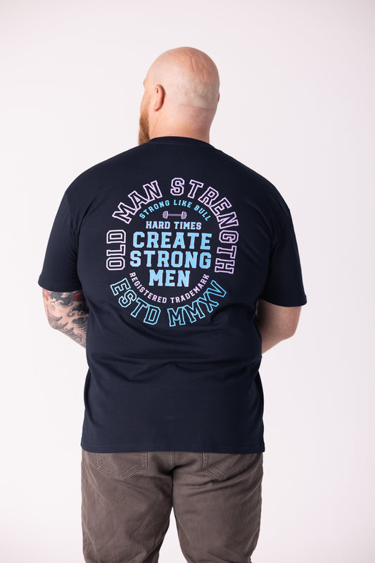 Old Man Strength Original Range  - Legacy Navy T-Shirt