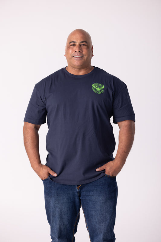 Old Man Strength Original Range  - Dominating Navy T-Shirt
