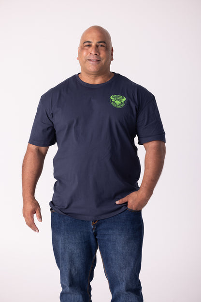 Old Man Strength Original Range  - Dominating Navy T-Shirt