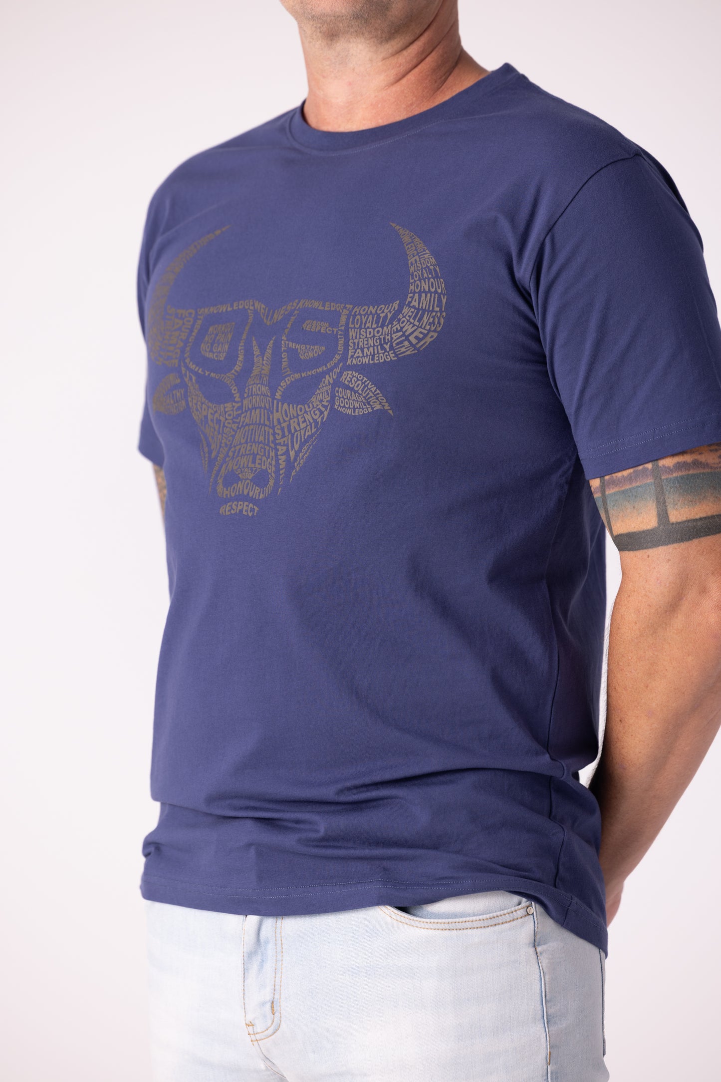 Old Man Strength Original Range - Words Midnight Blue