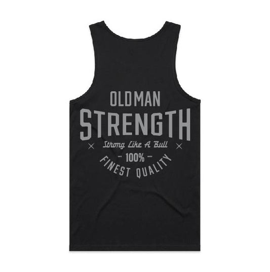 Old Man Strength Original Range Singlet - Gunmetal