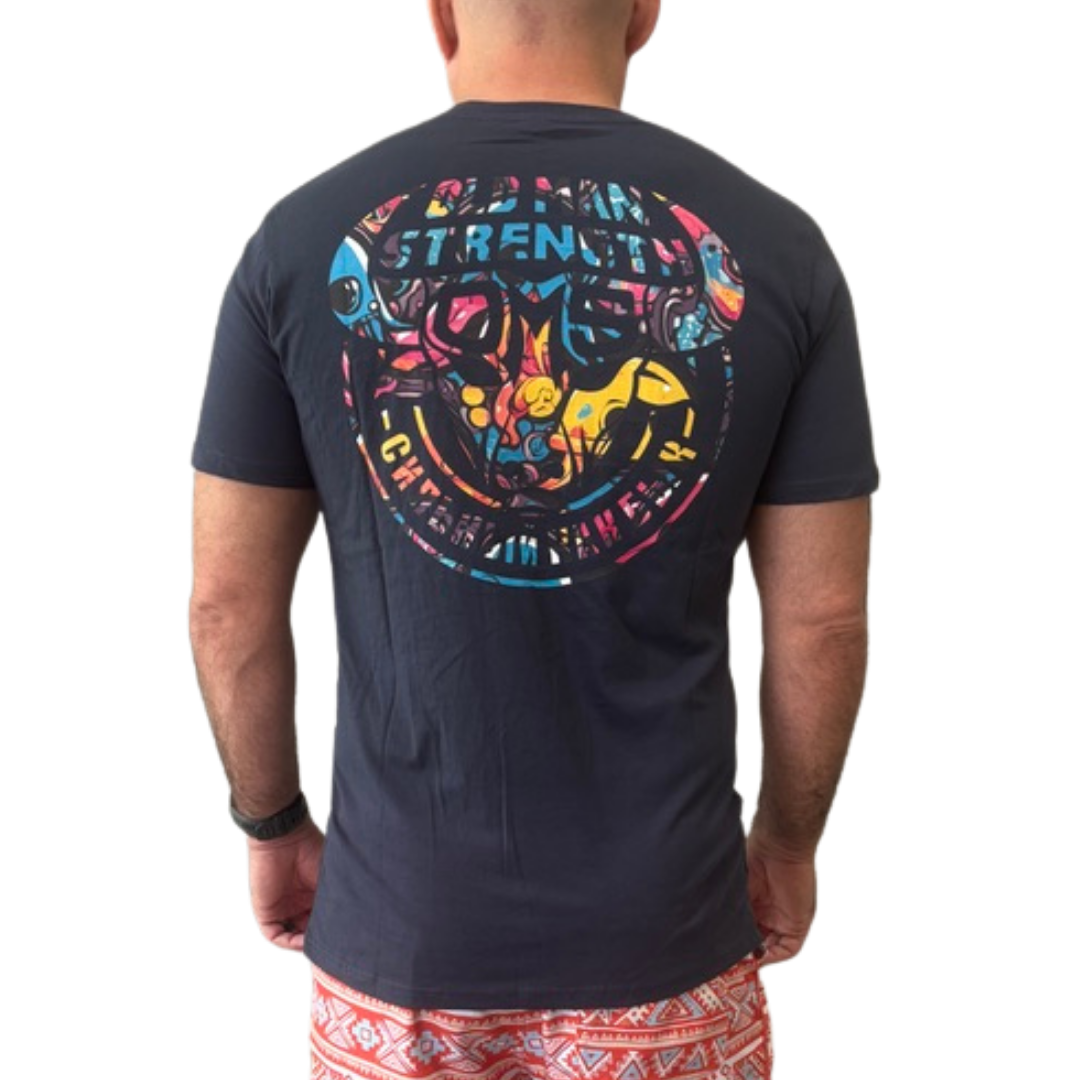 Old Man Strength Original Range - Squid Navy T-Shirt