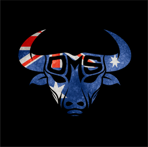 Car Transfer Sticker - Aussie Bull