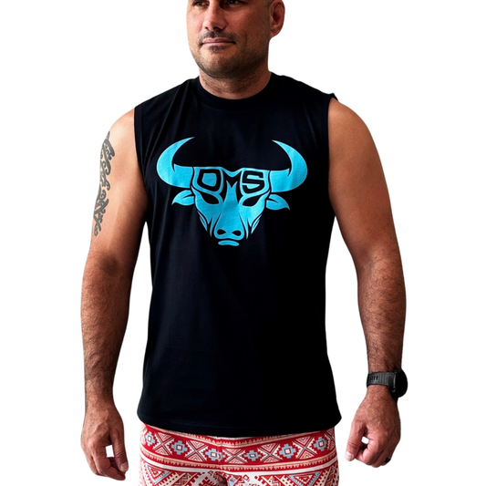 Old Man Strength Original Range Classic Tank Top - LB Bull Black