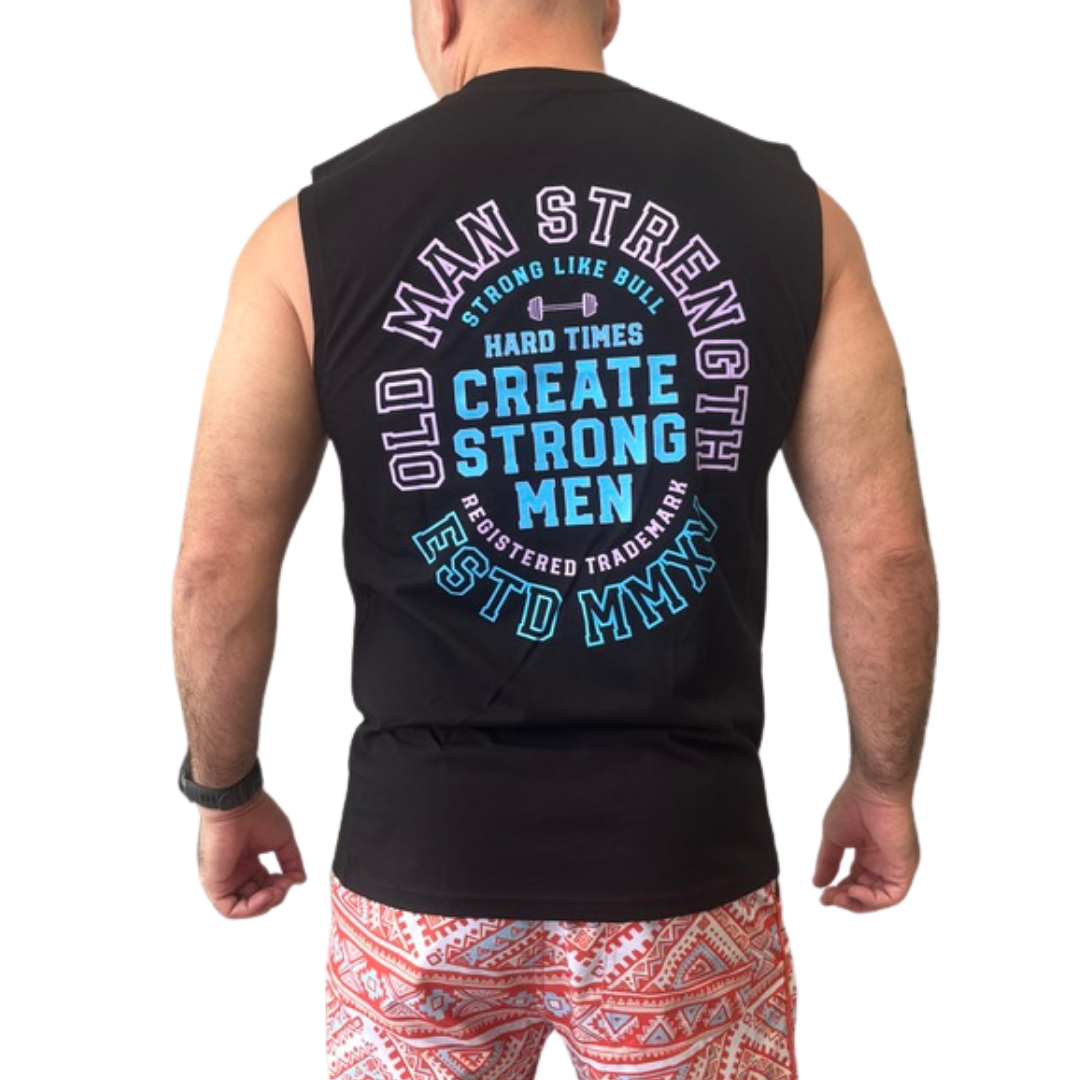 Old Man Strength Original Range Classic Tank Top - Legacy Black